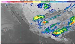 El frente frío 41 se desplazará sobre la península de Yucatán