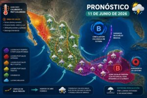 Remanentes de «Cristina» generarán lluvias fuertes en México