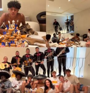 Georgina Rodríguez celebra cumpleaños de Cristiano Ronaldo Jr a ritmo de mariachi