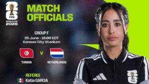 Katia Itzel García hará historia; debutará como árbitra central en el Mundial 2026