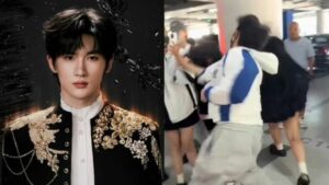 El cantante chino Yu Yuhan explota contra fan que le impedía pasar con su camioneta