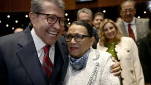 Asistencia de Rosa Icela Rodríguez al INE fue un “gesto de cortesía”, asegura Ricardo Monreal