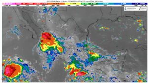 La onda tropical número 39 se desplazará sobre el occidente de México